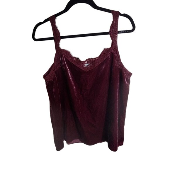 Sundance Tops - Sundance Red Velvet Tank Size Large
